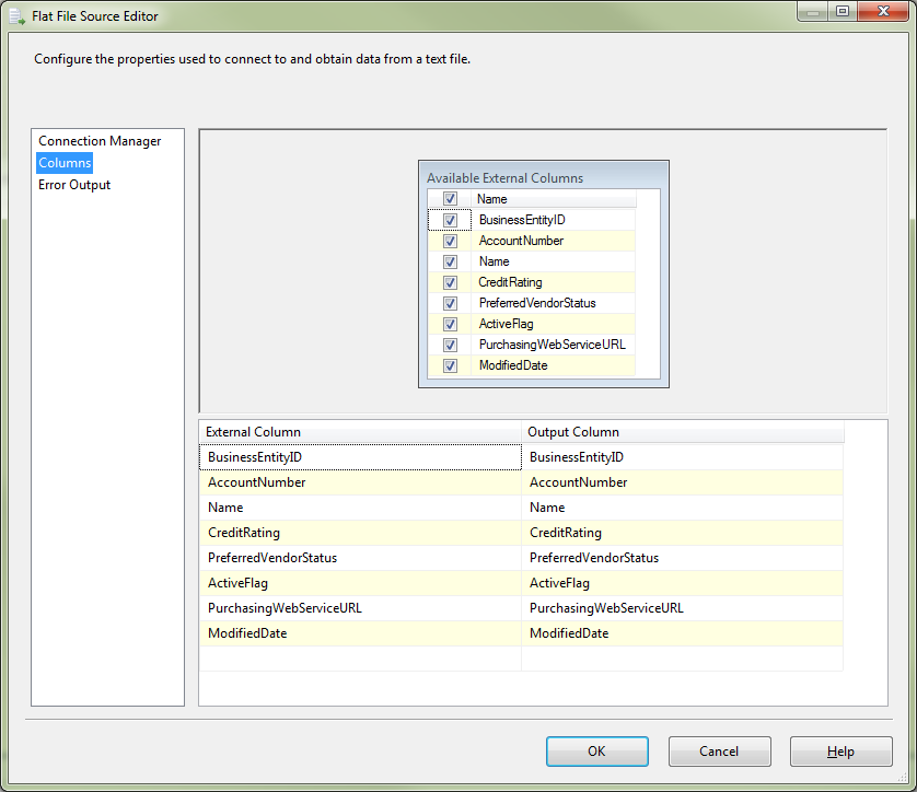 SSIS Loading flat file into the database Daimto